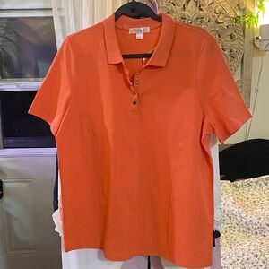 Renuar Vibrant Orange Men's Polo Shirt